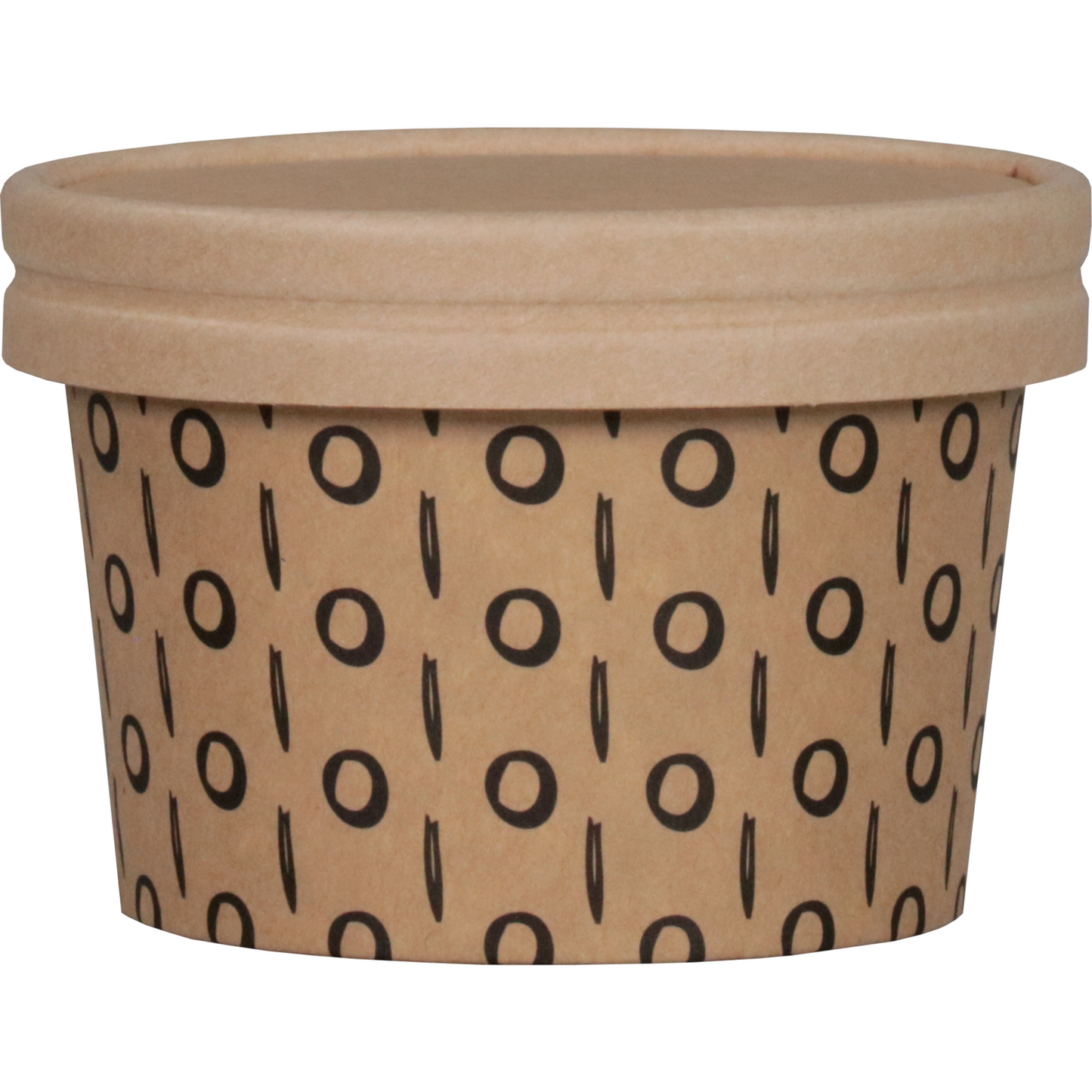 DEPA - | Tasse de soupe | incl. Cardboard + PE | 150 ml | 4oz | 50 mm | Brun | 25 pièces