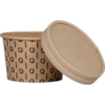 DEPA - | Tasse de soupe | incl. Cardboard + PE | 150 ml | 4oz | 50 mm | Brun | 25 pièces