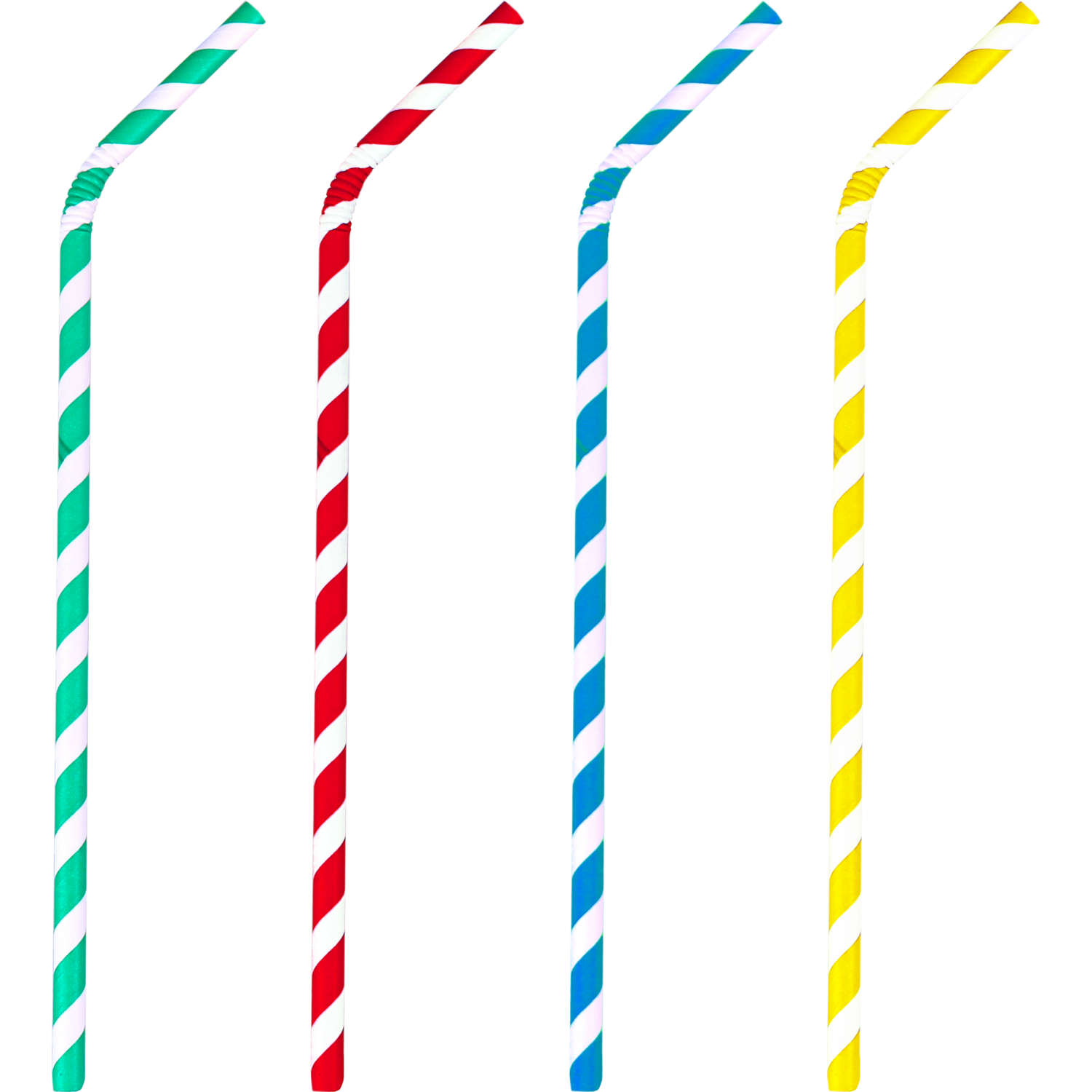 Depa -  Rietje | buigrietje | papier | 220mm | Ø6mm | assorti | 6000 stuks