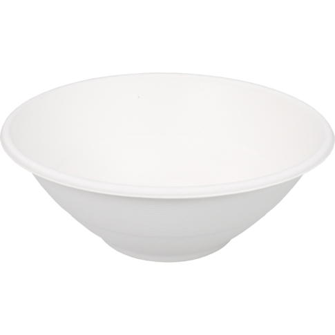 Depa - Schaal | bagasse (suikerrietpulp) | rond | 1150ml | wit | 50 stuks