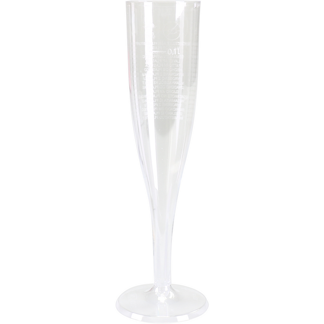 Klika -  Glas | champagneglas | dispenserdoos | pS | 100ml | 200mm | glashelder | 100 stuks