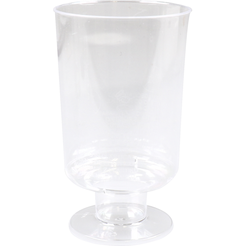 Depa® - Glas wijn op voet plastic 150cc 60 stuks