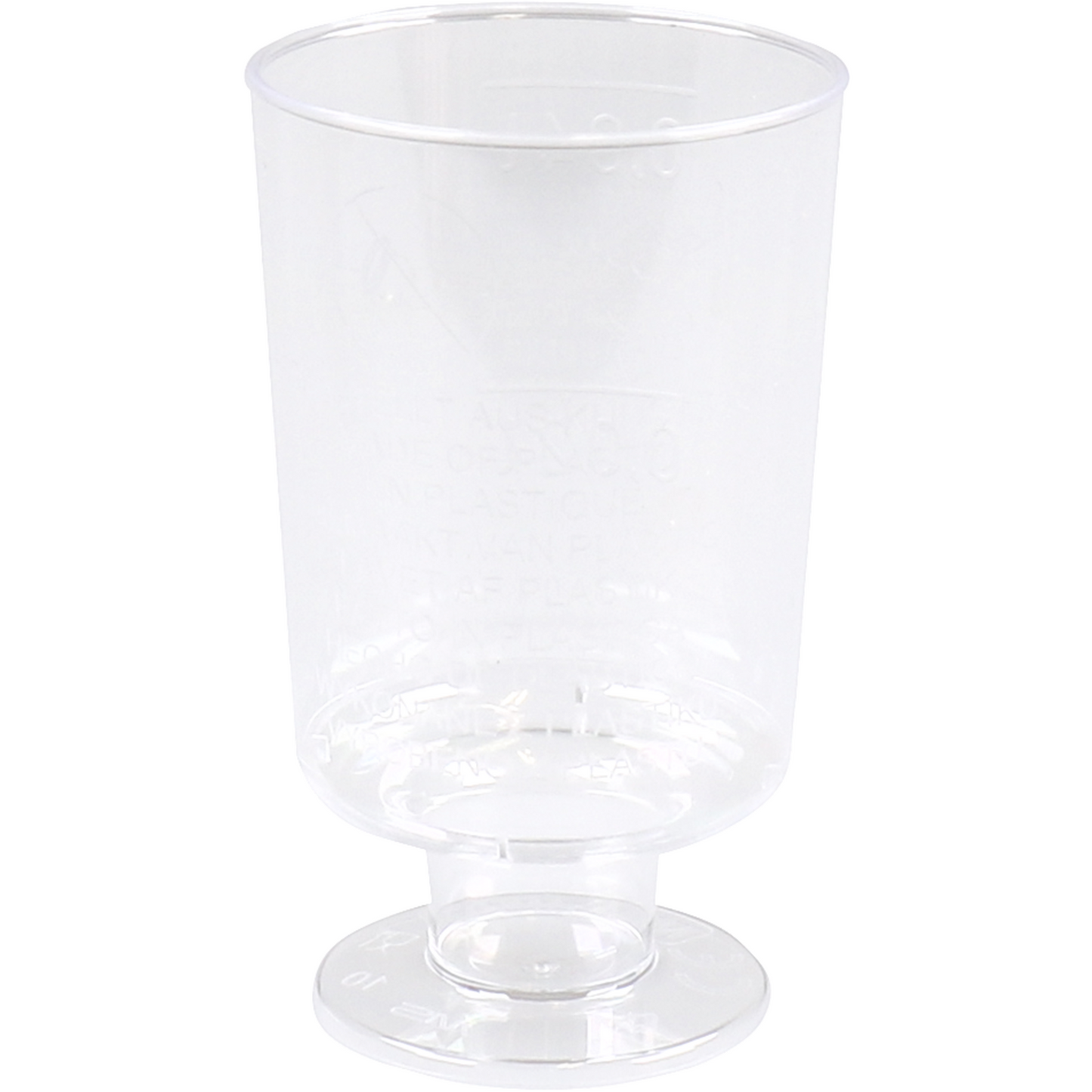 DEPA - Glas Pfarrer Glas | Regalbox mit Fuß | Ps | 40 ml | Transparent 160 Stücke