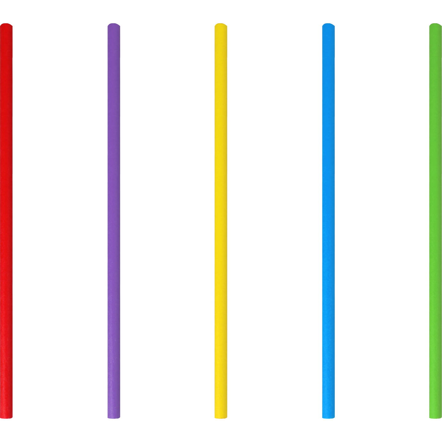 Depa -  Rietje | drinkrietje | papier | 200mm | Ø6mm | dispenserdoos | assorti | 3000 stuks