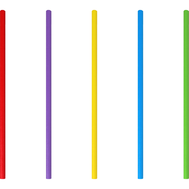Depa -  Rietje | drinkrietje | papier | 200mm | Ø6mm | dispenserdoos | assorti | 3000 stuks