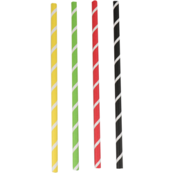 Depa - Trinkhalmpapier Milkshake ø8mm x 230mm 500 Stück