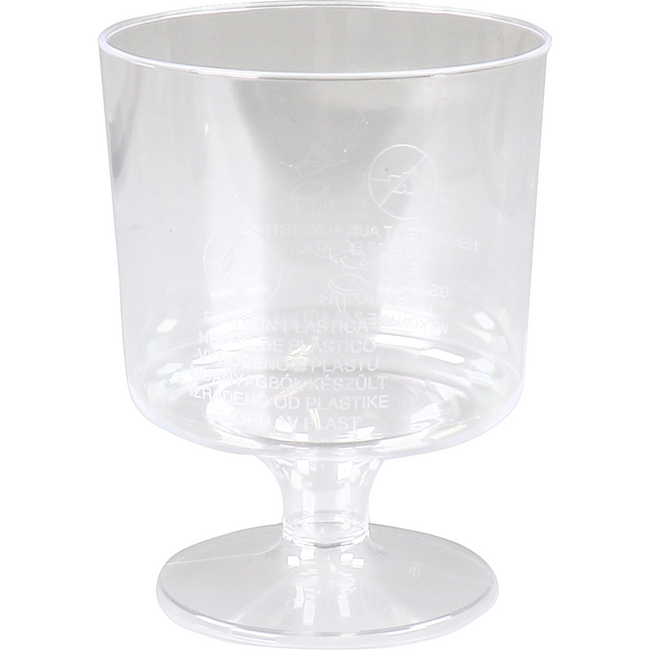 Klika -  Glas | wijnglas | met voet | pS | 170ml | 86mm | glashelder | 540 stuks