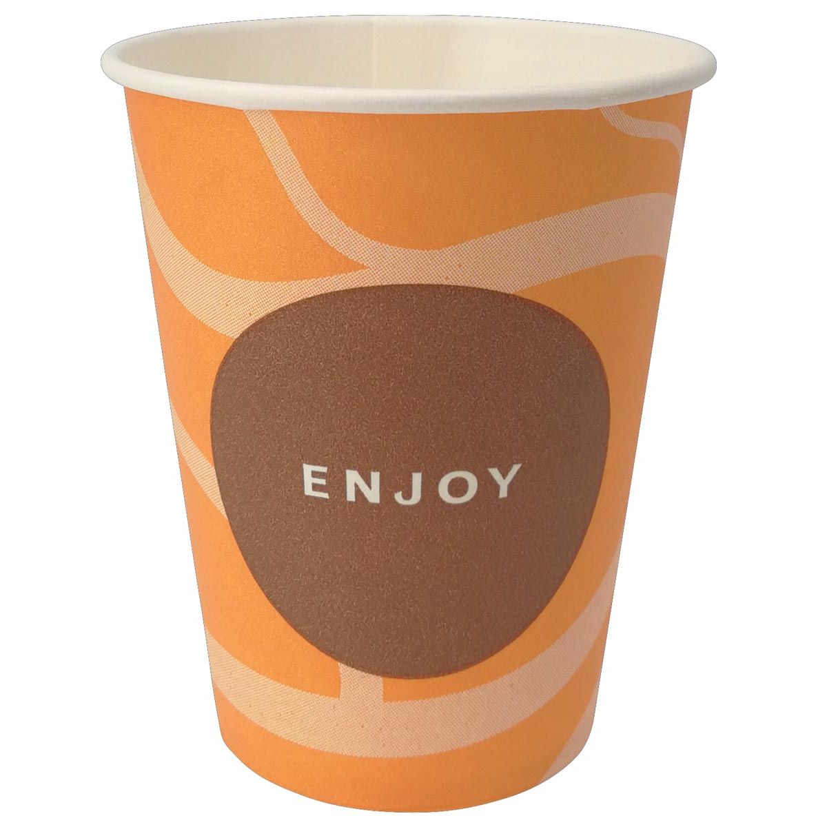 Klika - Vaso Enjoy, de cartón, 150 ml, diámetro 70,3 mm, paquete de 100 unidades