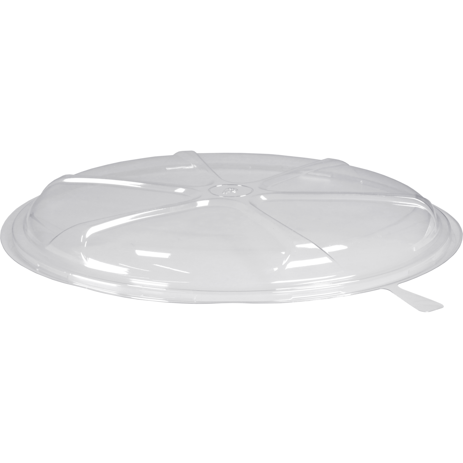 Klika - Tapa | bandeja para refrigerios | PET reciclado | transparente | 50 piezas