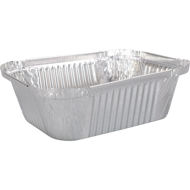 Klika-Bak | Aluminium | 250 ml | bord relevé | 122x96x34mm | argent | 2700 pièces