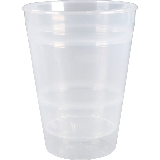 DEPA - | Trinkbecher Pp | Regalbox Doppelt -gewaltt | 350 ml | 12oz | Transparent 60 Stücke