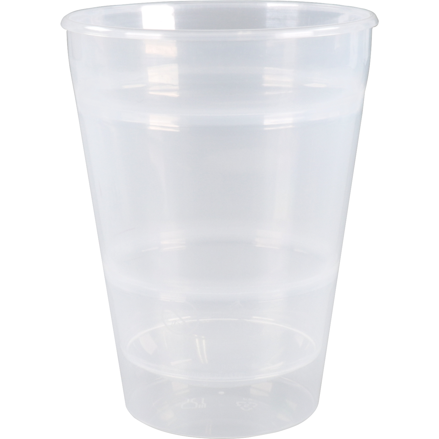 Dépa - | Gobelet | PP | boîte à étagères | à double paroi | 350 ml | 12 onces | transparent | 60 pièces