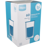 Depa - | Drinkbeker | PP | schapdoos | dubbelwandig | 350ml | 12oz | transparant | 60 stuks