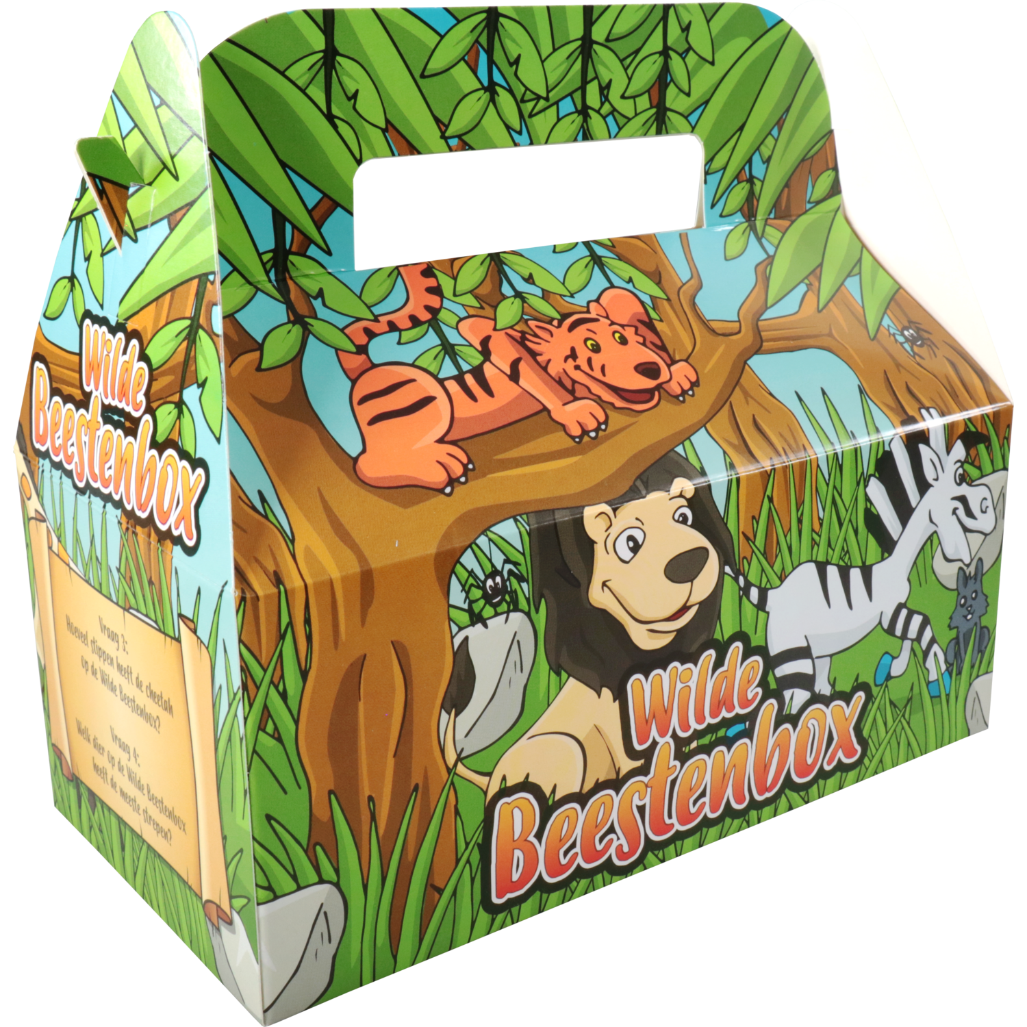 Klika - Kidsbox | Wild beasts | cardboard | 225x120x95mm | 50 pieces
