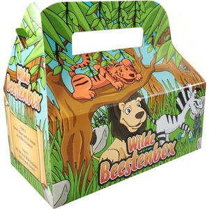 Klika - Kidsbox | Wild beasts | cardboard | 225x120x95mm | 50 pieces