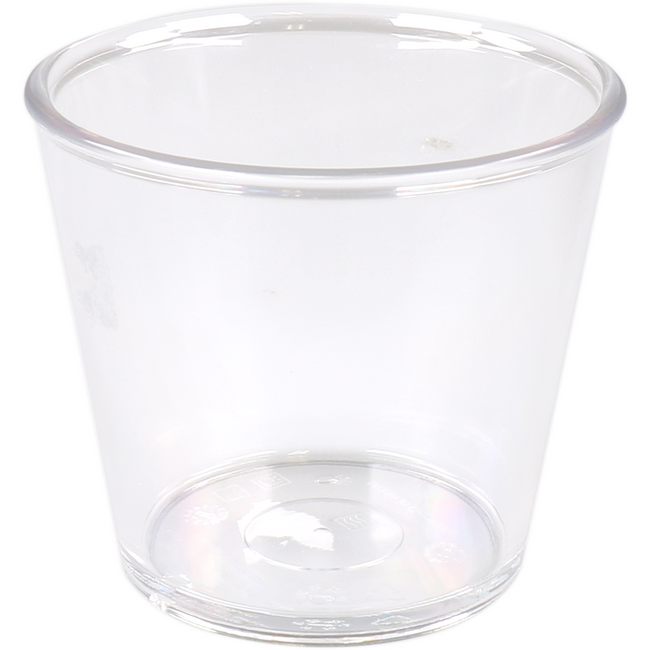 Ornamin - | Beker | SAN | reusable | onbreekbaar | 250ml | glashelder | 10 stuks