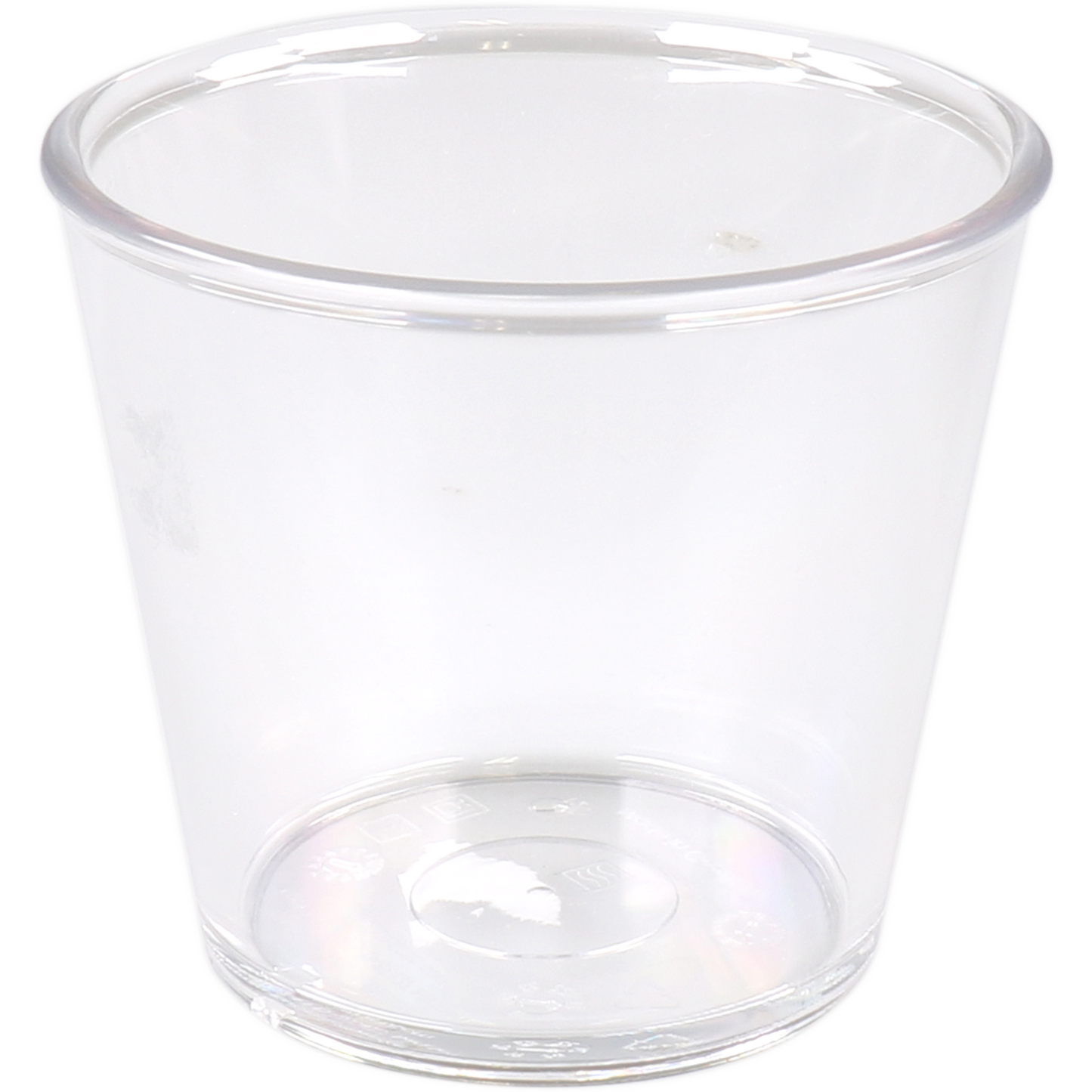 Ornamin - | Coppa | SAN | riutilizzabile | infrangibile | 250ml| cristallino | 10 pezzi