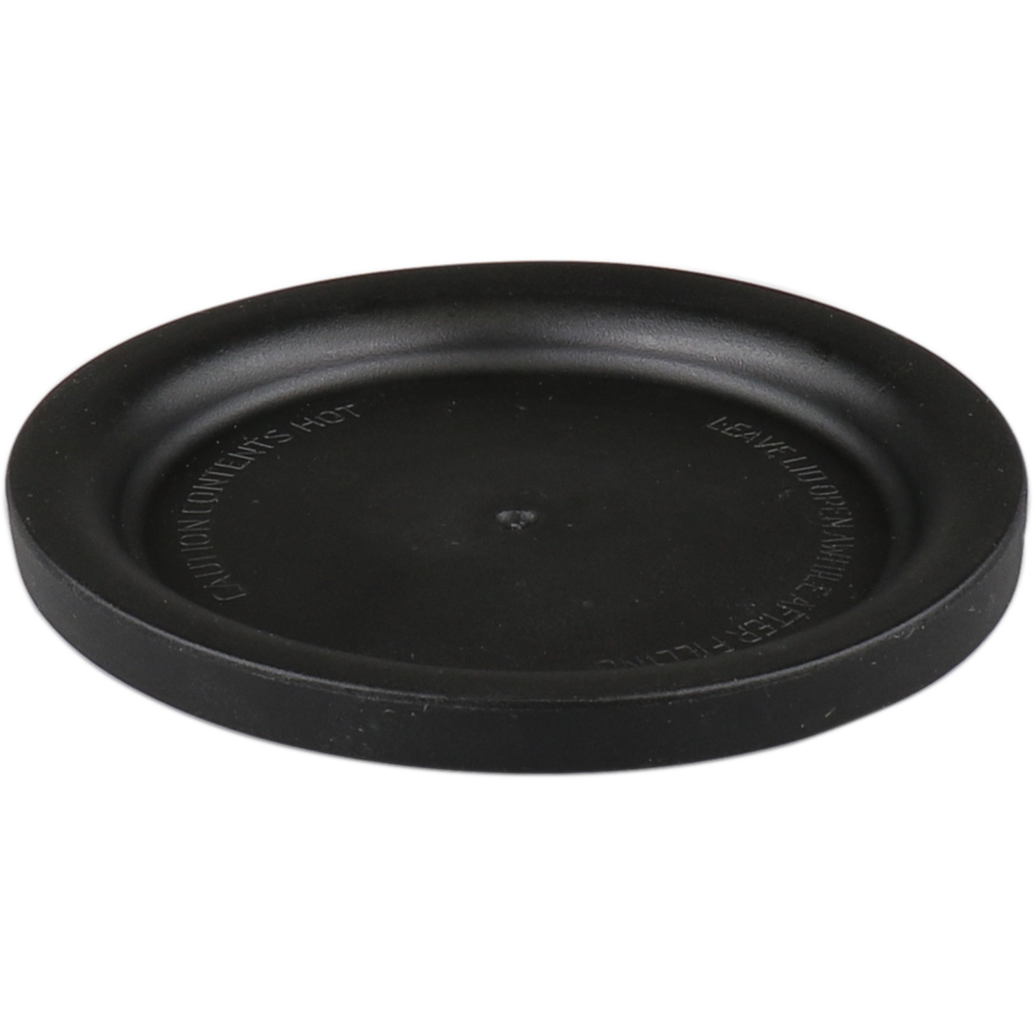 Ornamin -  Deksel | TPE | reusable | onbreekbaar | zwart | 10 stuks