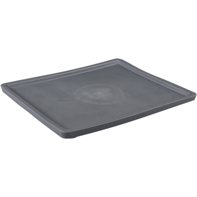 Ornamin - CDE | TPE | rectangulaire Réutilisable | Incassable | Anthracite | 10 morceaux