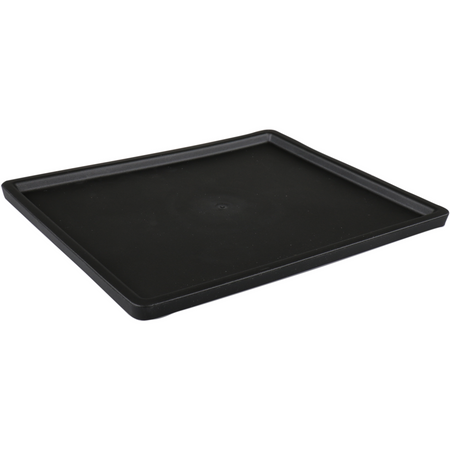 Ornamin - Coperchio | TPE | rettangolare | riutilizzabile | infrangibile | 220x180x nero | 10 pezzi