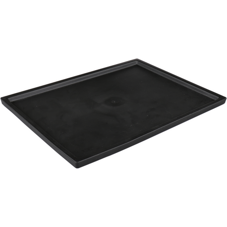 Ornamin - Tapa | TPE | rectangulares | reutilizable | irrompible | 260x190x negro | 10 piezas