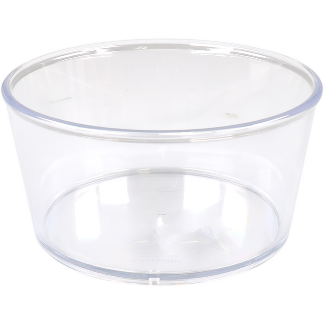 Ornamin - Schaal | reusable | onbreekbaar | sAN | rond | 600ml | 70mm | ∅140mm | glashelder | 10 stuks