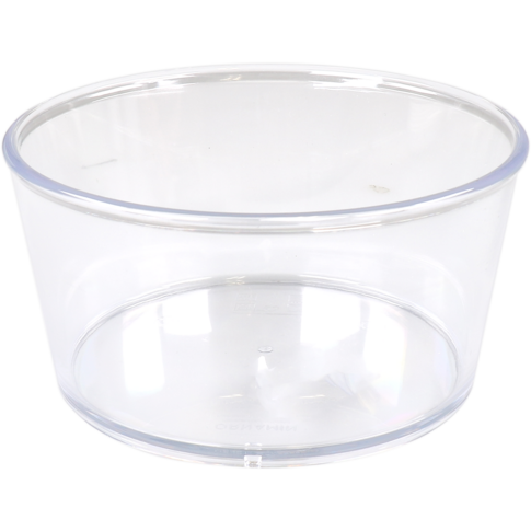 Ornamin - Schaal | reusable | onbreekbaar | sAN | rond | 600ml | 70mm | ∅140mm | glashelder | 10 stuks