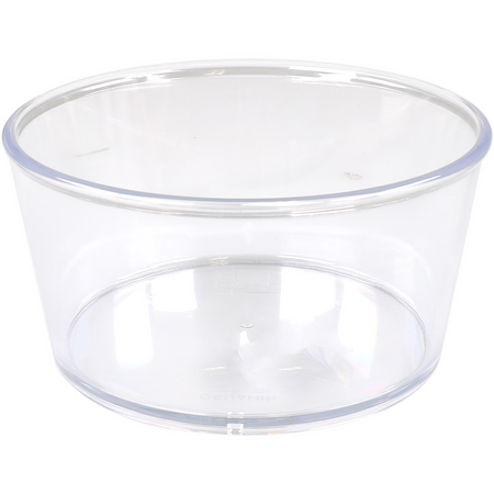 Ornamin - Escala | reutilizable | irrompible | SAN | redondo | 600ml | 70 mm | ∅140mm | claro como el cristal | 10 piezas