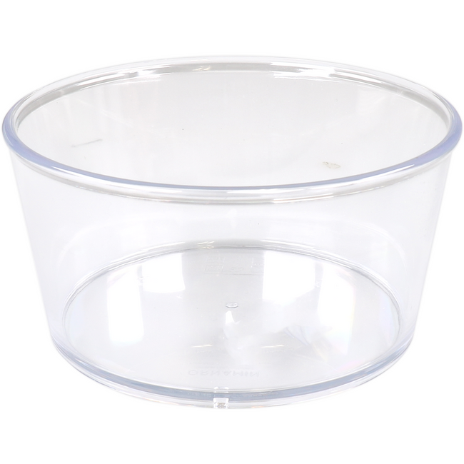 Ornamin - Scale | reusable | unbreakable | sAN | round | 600ml | 70mm | ∅140mm | crystal clear | 10 pieces