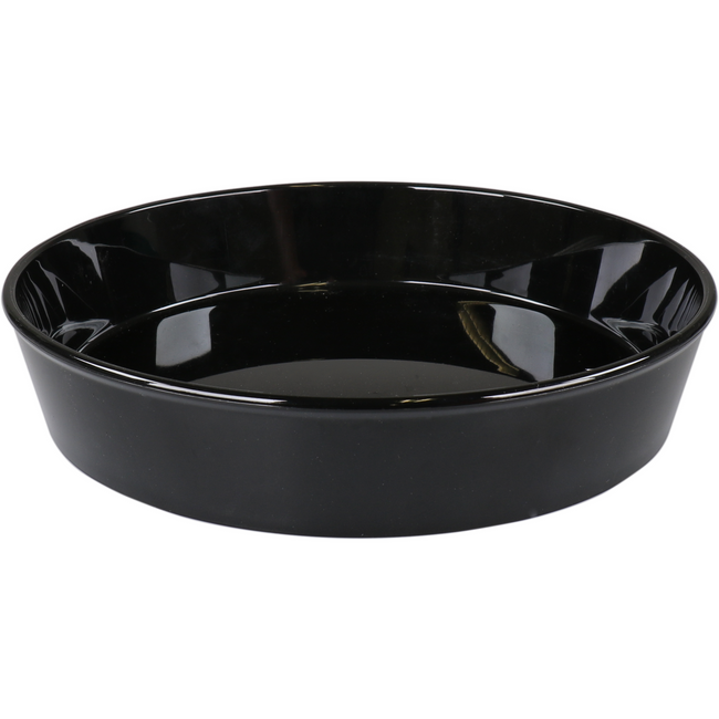 Ornamin - échelle Réutilisable | Incassable | San | Round | 600 ml | 37 mm | ∅200 mm | Noir | 10 morceaux