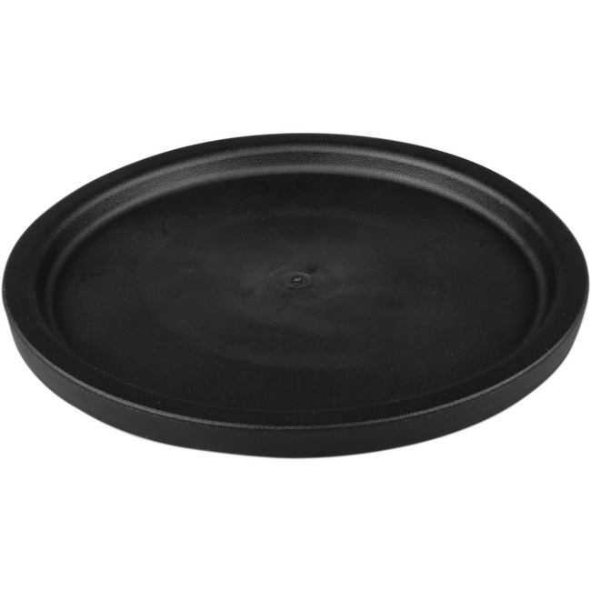 Ornamin - CDE | TPE | Round | Réutilisable | Incassable | Noir | 10 morceaux