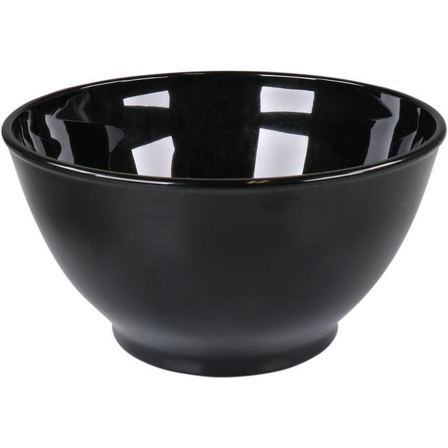 Ornamin - échelle Réutilisable | Incassable | San | Round | 800 ml | 90 mm | ∅170 mm | Noir | 10 morceaux