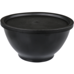 Ornamin - échelle Réutilisable | Incassable | San | Round | 800 ml | 90 mm | ∅170 mm | Noir | 10 morceaux