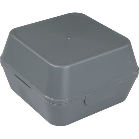 Circ - Bak | PP | reusable | hamburgerbox | 115x115x82mm | grijs | 48 stuks