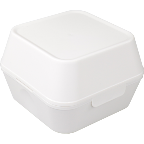 Circ - Bak | PP | reusable | hamburgerbox | 125x125x102mm | wit | 48 stuks