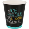 Depa -  | Milkshakebeker | ICE is (N)ICE | Karton + PE | 300ml | 12oz | Ø90mm | zwart/lichtblauw | 1000 stuks