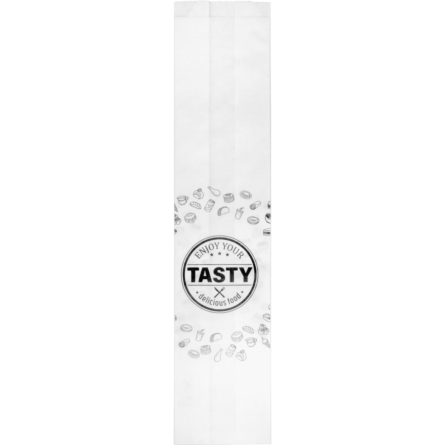 Klika - Sac | Sac Frikandel | Papier ersatz | N° 11 | 9,5/ 3 |25x44cm | Savoureux | blanc | 5 kg