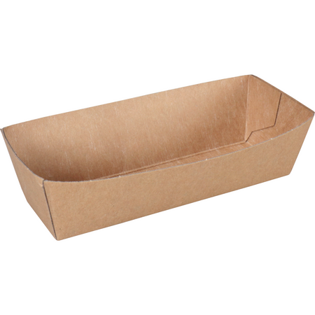 Klika -  Bak | Karton | A5 | snackbak | 105x33x30mm | bruin | 400 stuks