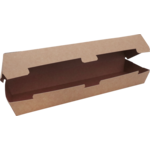 Klika - Bak | Cardboard + kleicoating | Paninibox | 255x60x70mm | Brun | 100 pieces