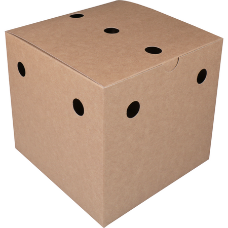 Klika -  Bak | Karton | fritesbox | 150x150x140mm | bruin | 250 stuks