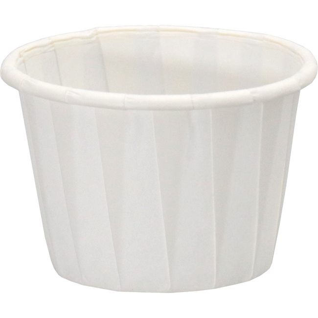 DEPA - Tasse | Portiecup | Papier 25ml | 1oz | 30 mm | Weiß | Hülse mit 250 Teilen