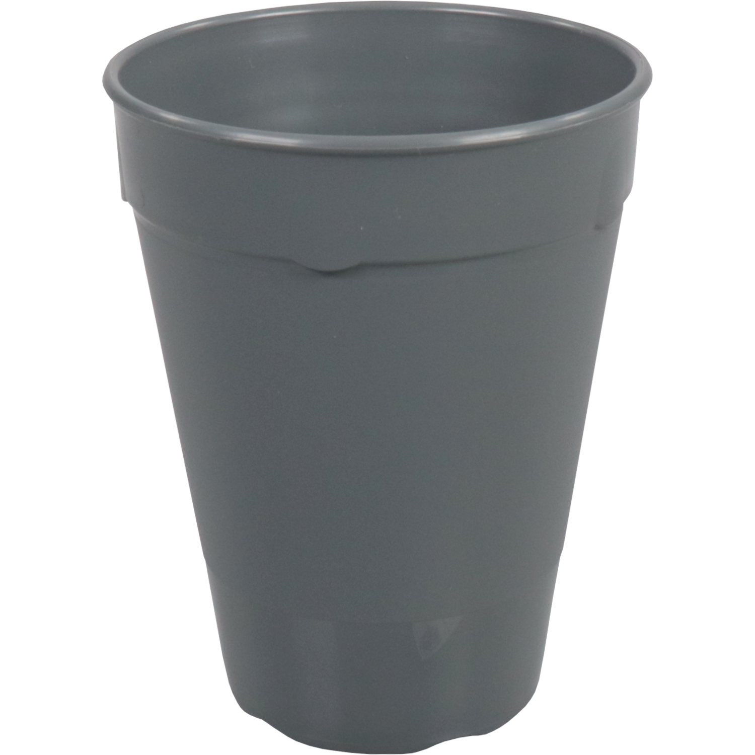 Círculo de platos - | Copa | PP | reutilizable | 200ml | 100 mm | gris | 80 piezas