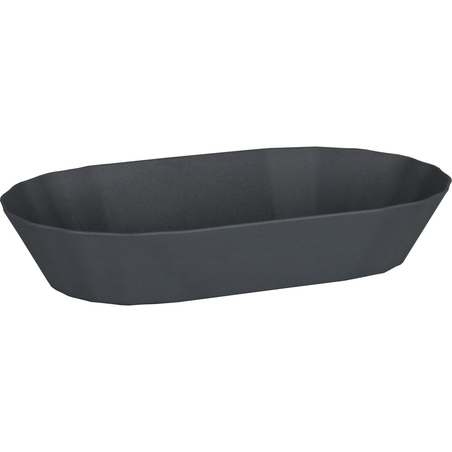 DishCircle - Snack tray | reusable | 225x115x40mm | ABS | gray | 100 pieces
