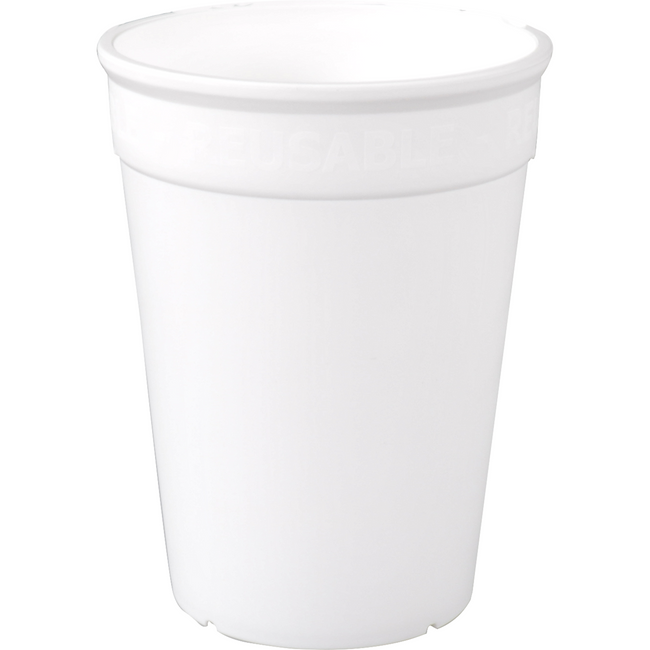 ÖkoCup -  | Beker | PP | reusable | 250ml | wit | 20 stuks