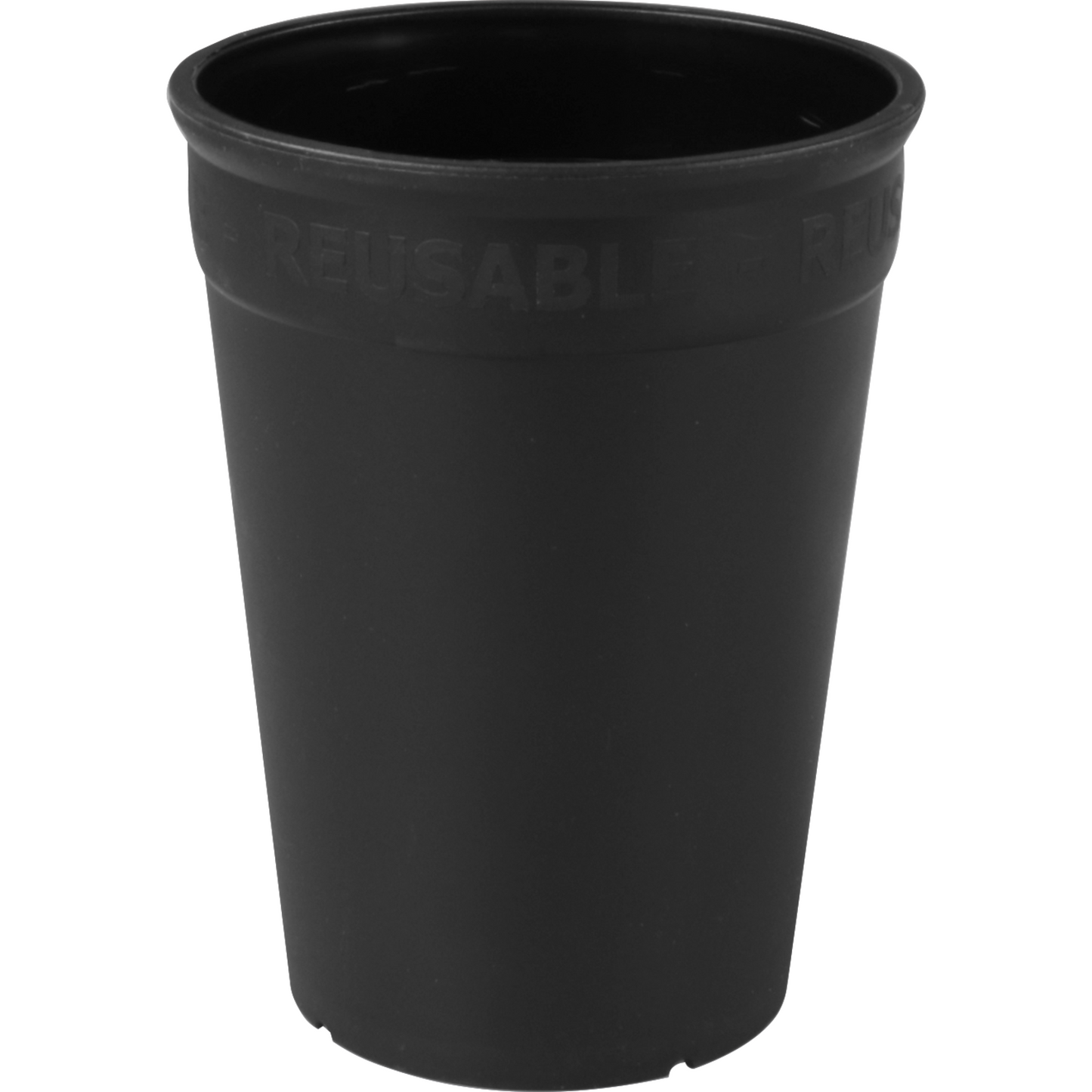 Ökocup - | Coupe | PP | Réutilisable | 250 ml | Noir | 20 morceaux