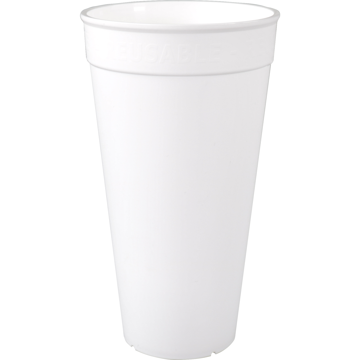 ÖkoCup - | Cup | PP | reusable | 500ml | white | 20 pieces