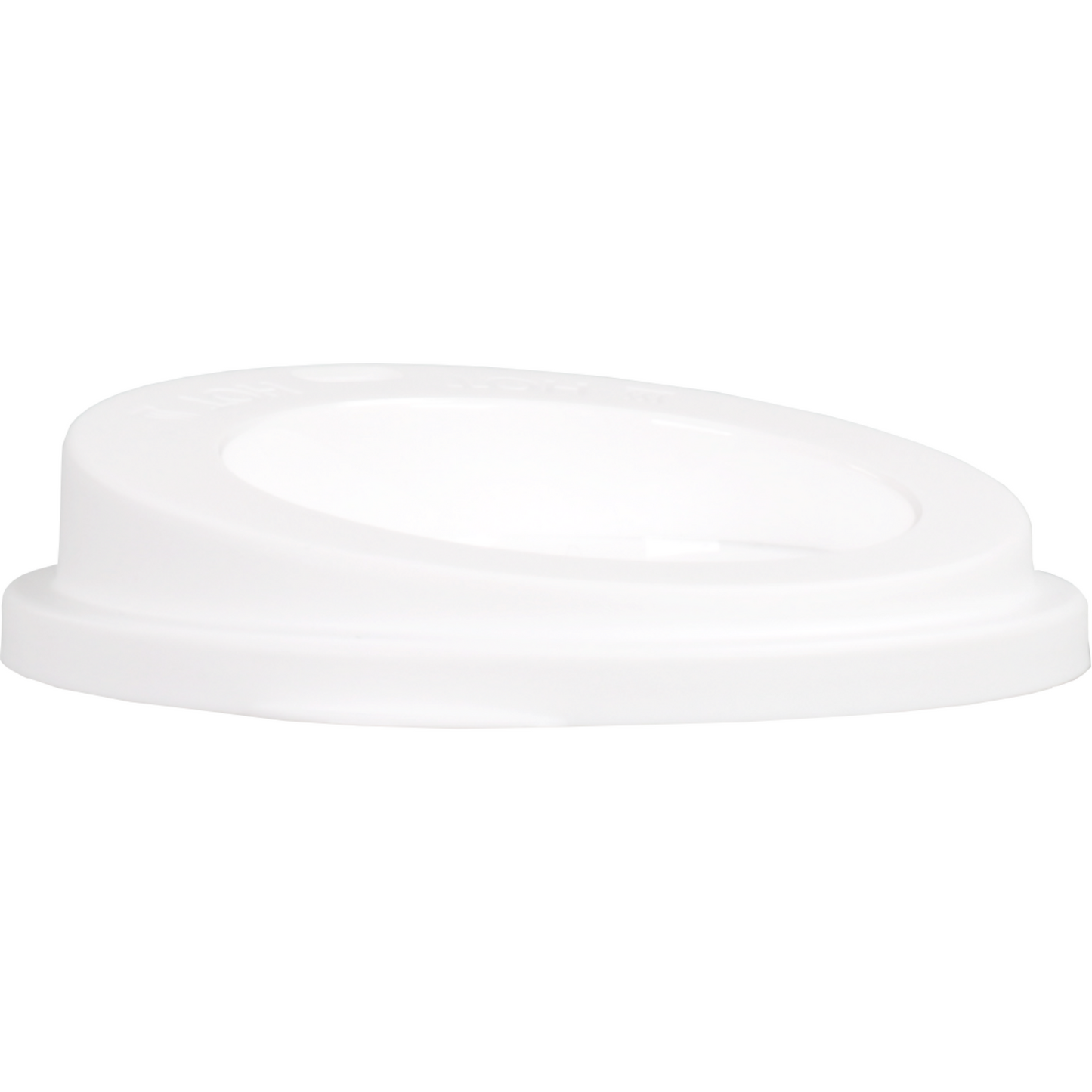 ÖkoCup -  Deksel | PP | rond | reusable | met drinkgat | Ø90mm | wit | 80 stuks
