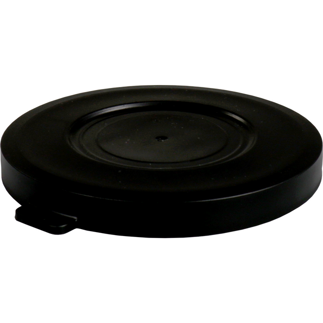 Öko -   Deksel | PP | rond | reusable | Ø115mm | zwart | 40 stuks