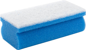 Primesource - Spugna abrasiva blu/bianca con manico 7x14cm 10 pezzi