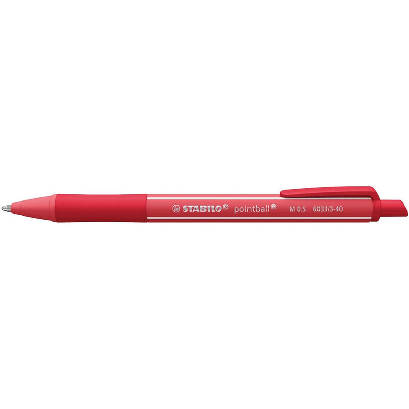 STABILO -  Pointball colorful balpen, medium punt, rood